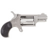 NAA MINI REVOLVER 22LR 1.125" BARREL W/ FIXED SIGHTS 5RD BLACK RUBBER GRIP/STAINLESS 22LRGRCHS